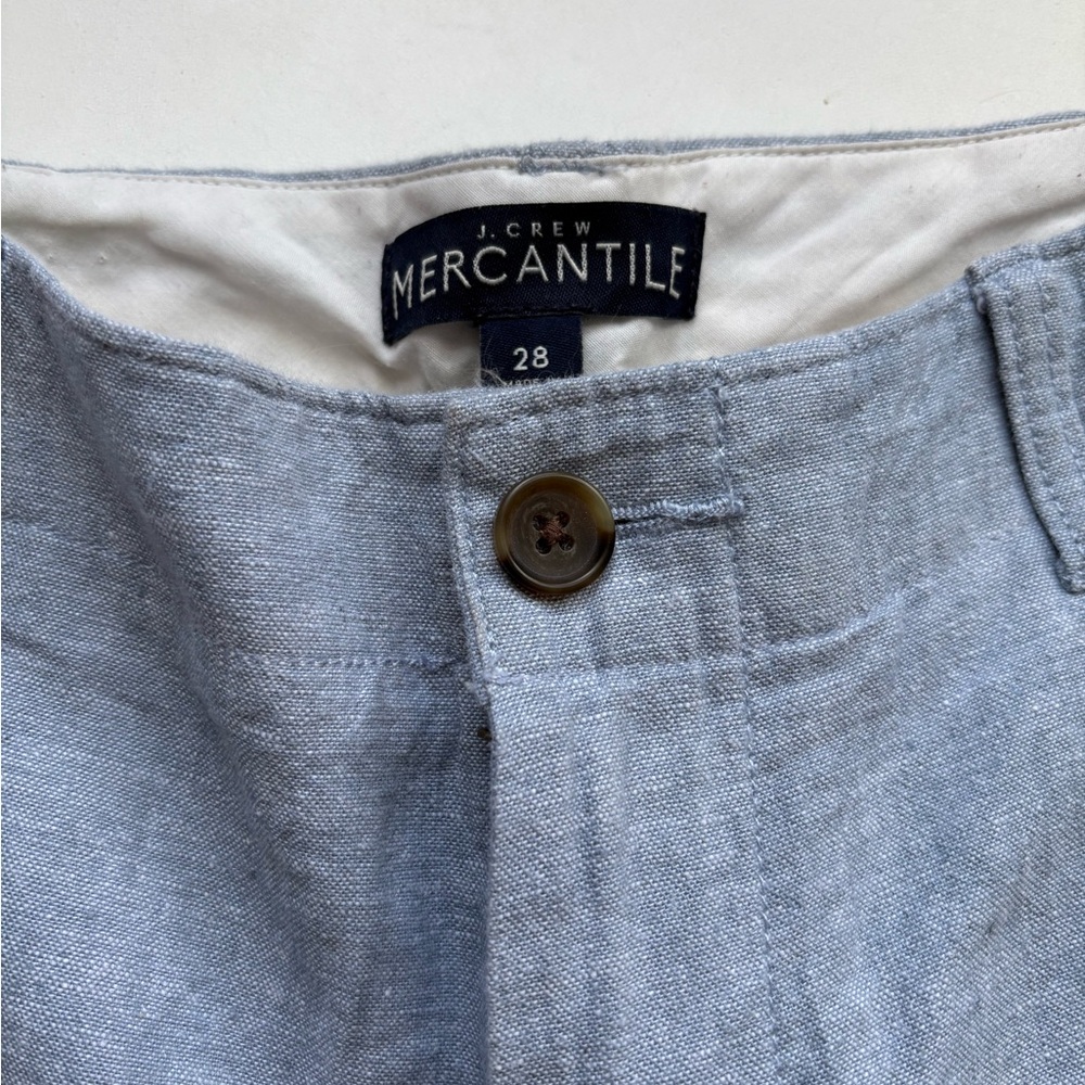 J.Crew Mercantile Men’s Linen Blend Shorts 8” Inseam Size 28 - Picture 4 of 7